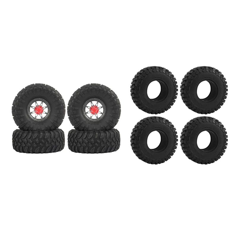 4Pcs 1.9 Beadlock Wheel Rim And Rubber Tires Set With 4PCS 110MM 1.9 Wheel Tire For 1/10 RC Crawler Car Axial SCX10
4Pcs 1.9 Beadlock Wheel Rim And Rubber Tires Set With 4PCS 110MM 1.9 Wheel Tire For 1/10 RC Crawler Car Axial SCX10