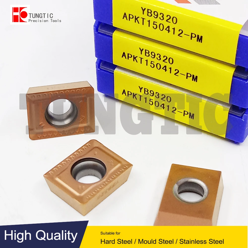 APKT150412-PM YB9320 Milling Cutter CNC Tools Insert Lathe Machining Tools Lathe Cutting Tool Metal Turning Tools APKT 150412
APKT150412-PM YB9320 Milling Cutter CNC Tools Insert Lathe Machining Tools Lathe Cutting Tool Metal Turning Tools APKT 150412