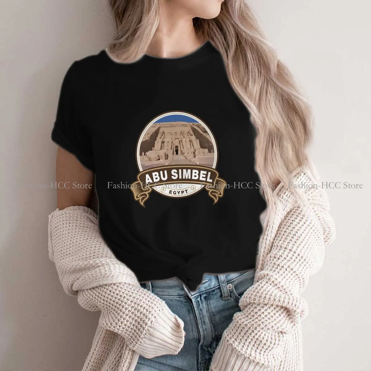 Travel Badge Classic Hipster Polyester TShirts Abu Simbel Egypt Women Graphic Streetwear T Shirt Round Neck
Travel Badge Classic Hipster Polyester TShirts Abu Simbel Egypt Women Graphic Streetwear T Shirt Round Neck