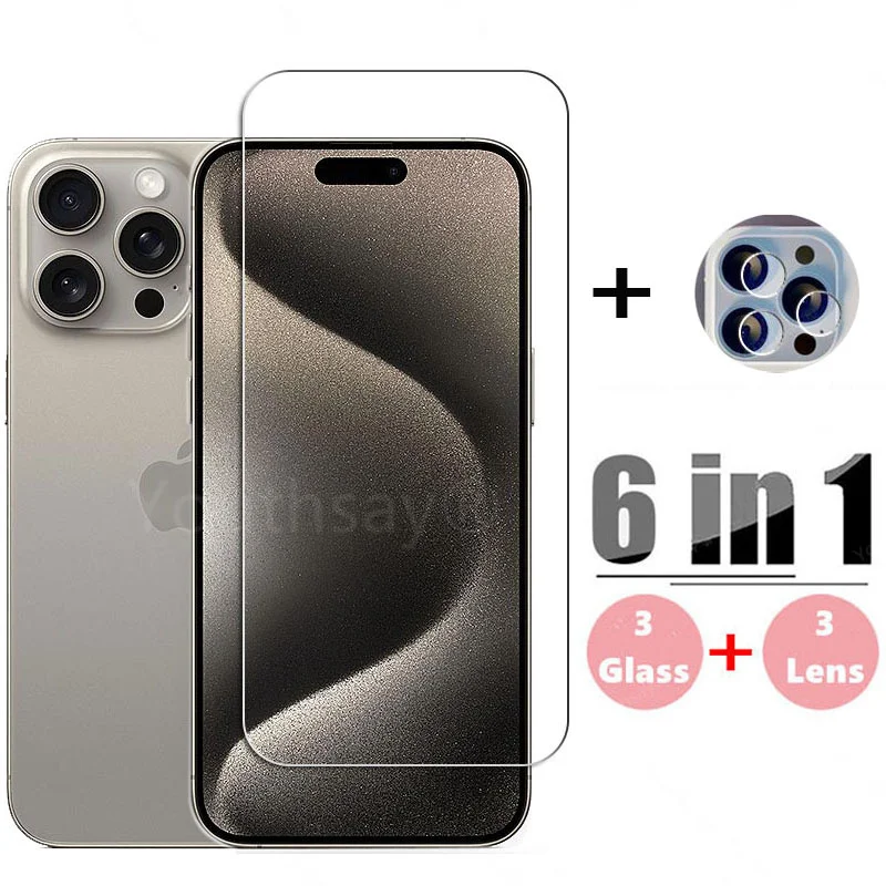 For iPhone 15 Pro Tempered Glass iphone 15 14 13 12 11 Pro Max Screen Protector HD Phone Camera Lens Film For iphone 15 Pro Max
For iPhone 15 Pro Tempered Glass iphone 15 14 13 12 11 Pro Max Screen Protector HD Phone Camera Lens Film For iphone 15 Pro Max