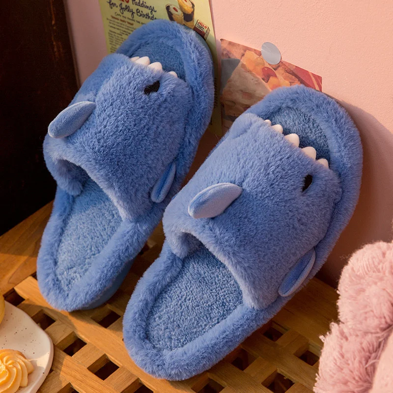 Men's and women's autumn and winter shark hair slippers, soft cotton flat bottom Plush family slippers, 2021
Men's and women's autumn and winter shark hair slippers, soft cotton flat bottom Plush family slippers, 2021