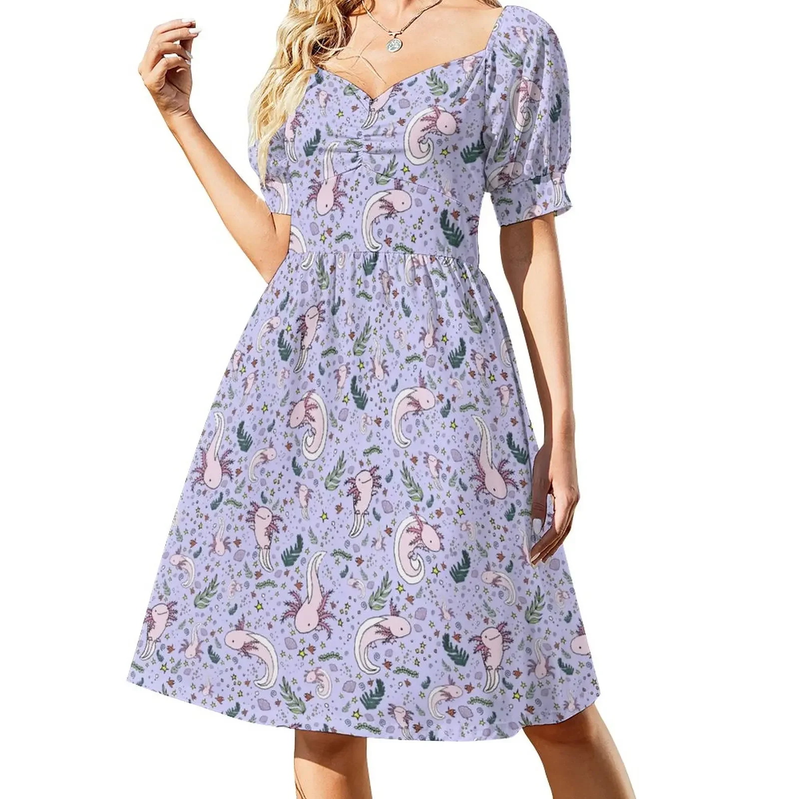 Axolotls in Purple Sleeveless Dress women clothing 2024 new arrivals womens dress
Axolotls in Purple Sleeveless Dress women clothing 2024 new arrivals womens dress