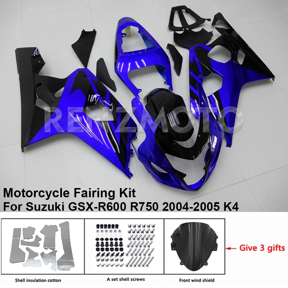 

For Suzuki GSX-R600 R750 04-05 K4 K5 Fairing Motorcycle Set Body Kit Decoration Plastic Guard Plate Accessories Shell S0604-123A