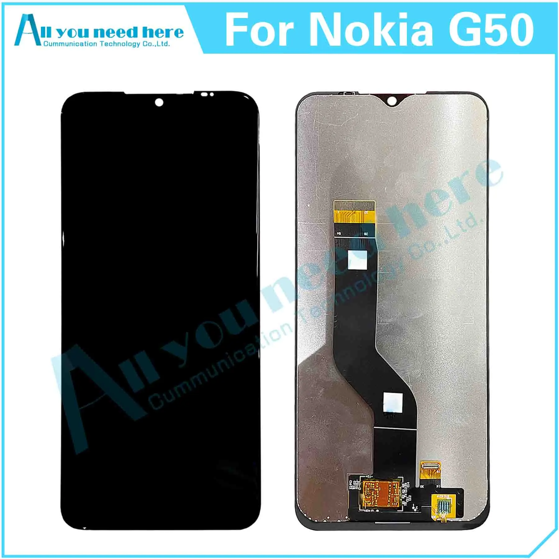 

100% Test For Nokia G50 TA-1358 TA-1390 TA-1370 TA-1367 TA-1361 LCD Display Touch Screen Digitizer Assembly Repair Parts Replace
