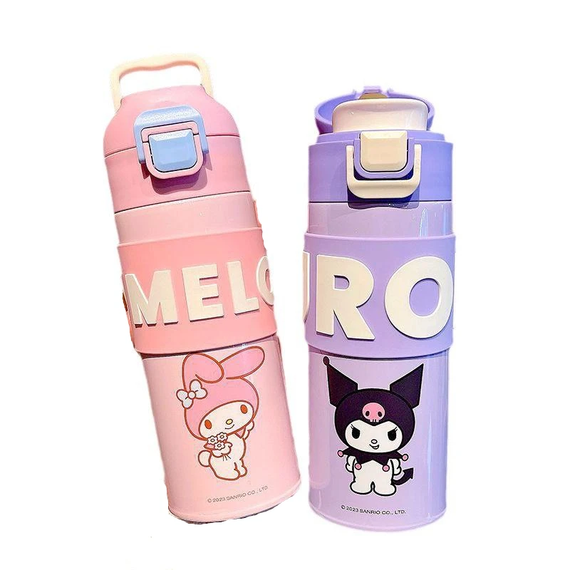 Sanrio Cinnamoroll Kuromi Thermos Water Bottle Kawaii Anime My Melody Student Kid Portable Vacuum Water Bottle Thermal Water Cup
Sanrio Cinnamoroll Kuromi Thermos Water Bottle Kawaii Anime My Melody Student Kid Portable Vacuum Water Bottle Thermal Water Cup