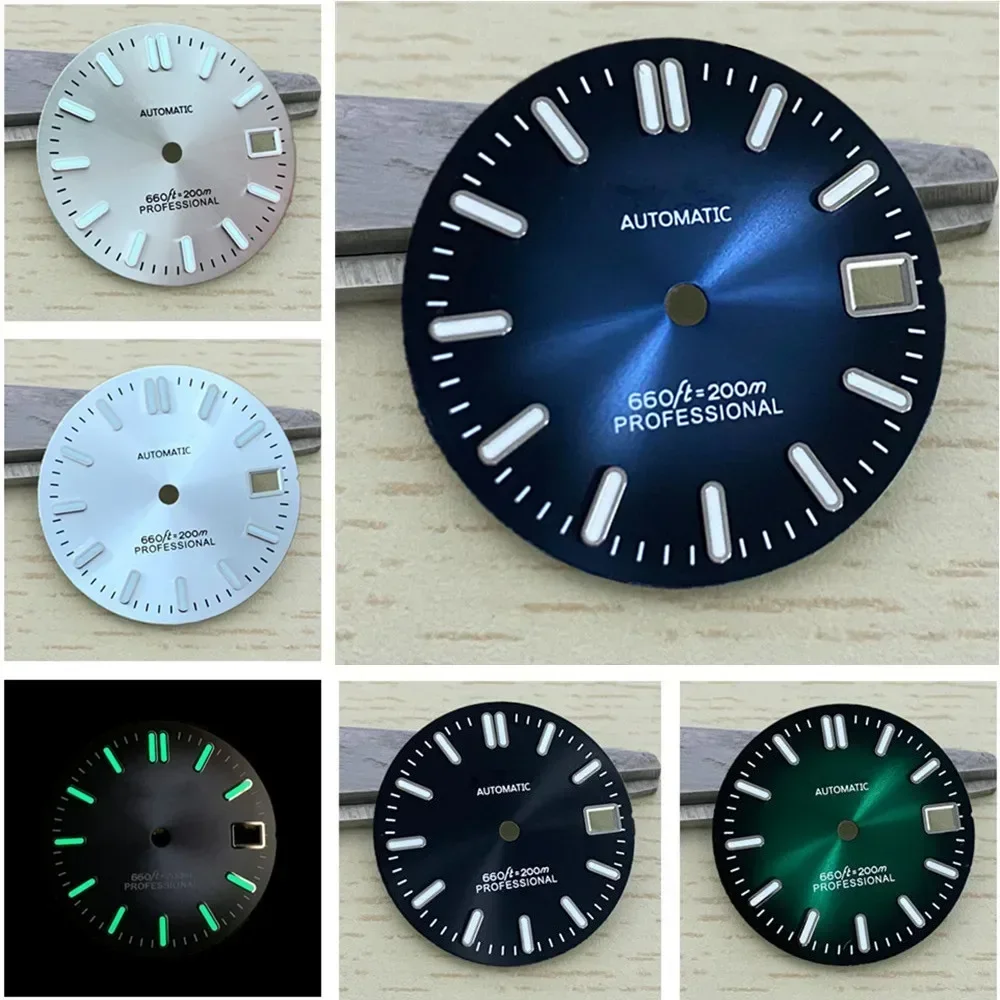 28.5mm Dial NH35 S Logo Dial Watch Accessories Sunburst Nail NH36 Refitted Green Luminous Fit NH35 Movement Diy NH35 Dial
28.5mm Dial NH35 S Logo Dial Watch Accessories Sunburst Nail NH36 Refitted Green Luminous Fit NH35 Movement Diy NH35 Dial