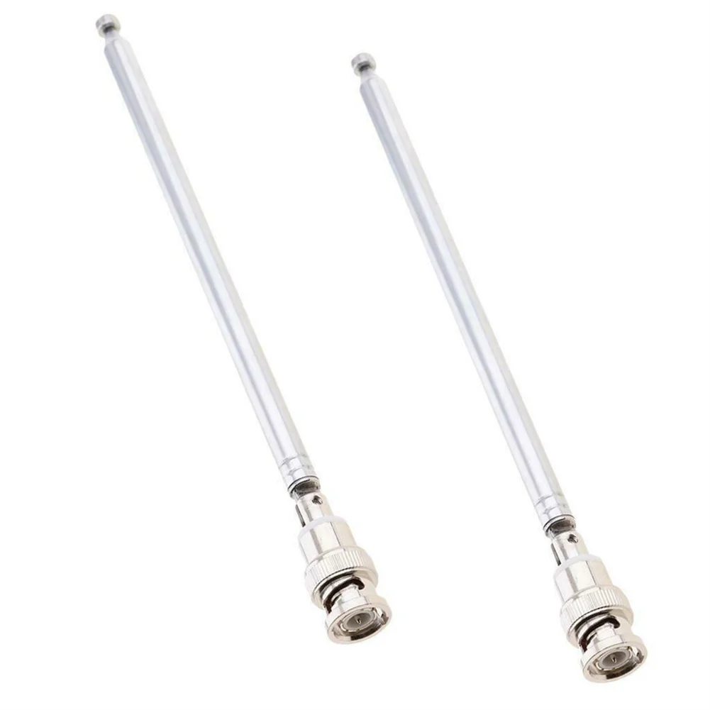 2pcs Radio Scanner Antenna 20-1300MHz 7 Section Stainless Steel Extendable 75cm Telescopic BNC CB Walkie-Talkie Radio Antenna
2pcs Radio Scanner Antenna 20-1300MHz 7 Section Stainless Steel Extendable 75cm Telescopic BNC CB Walkie-Talkie Radio Antenna