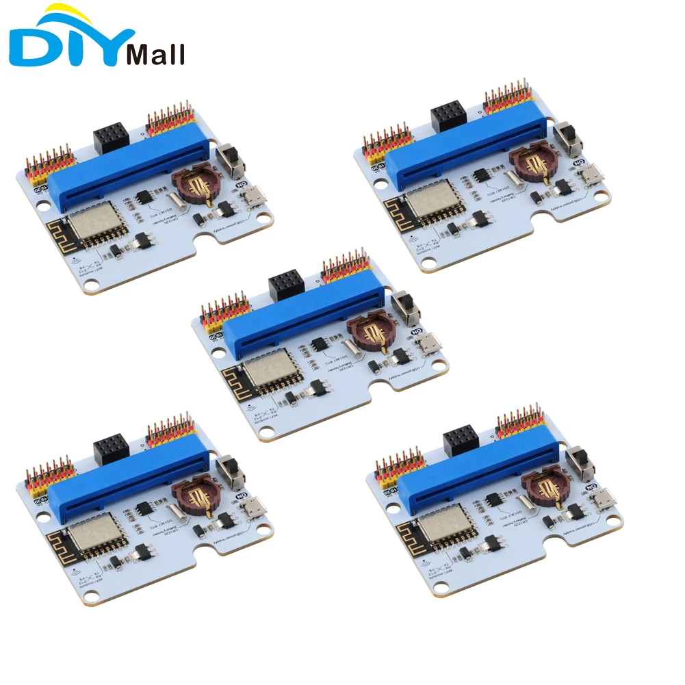 5pcs/lot Iot:bit Expansion Board ESP8266 Intergrated ESP12F WiFi/RTC/Passive Buzzer Module compatibe with legoeds micro:bit
5pcs/lot Iot:bit Expansion Board ESP8266 Intergrated ESP12F WiFi/RTC/Passive Buzzer Module compatibe with legoeds micro:bit