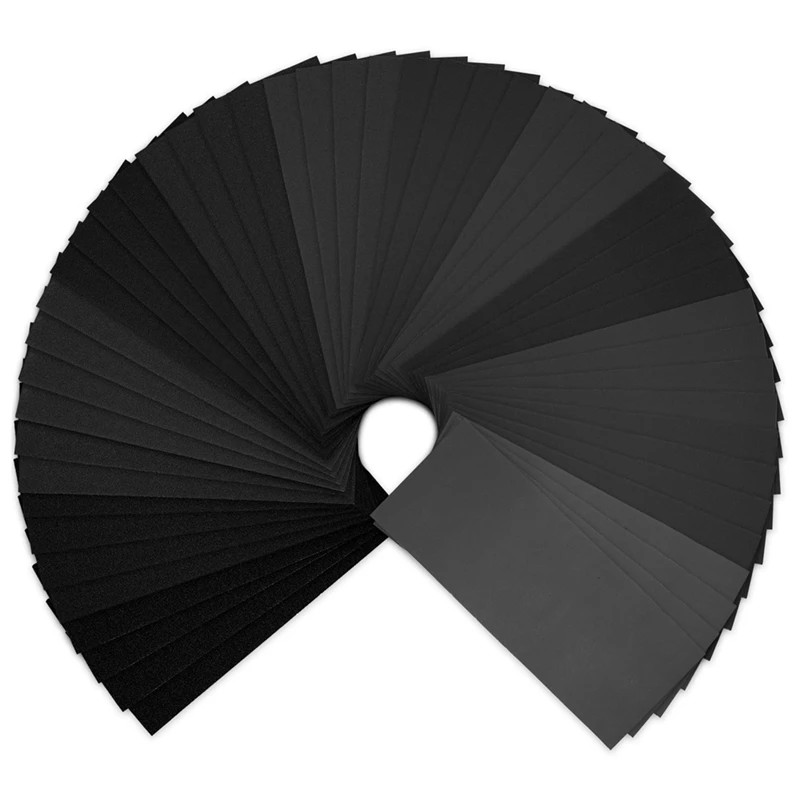 52 PCS Sandpaper Set 120-2000 Grit Sanding Paper As Shown Silicon Carbide For Wood Metal Polishing Automotive
52 PCS Sandpaper Set 120-2000 Grit Sanding Paper As Shown Silicon Carbide For Wood Metal Polishing Automotive
