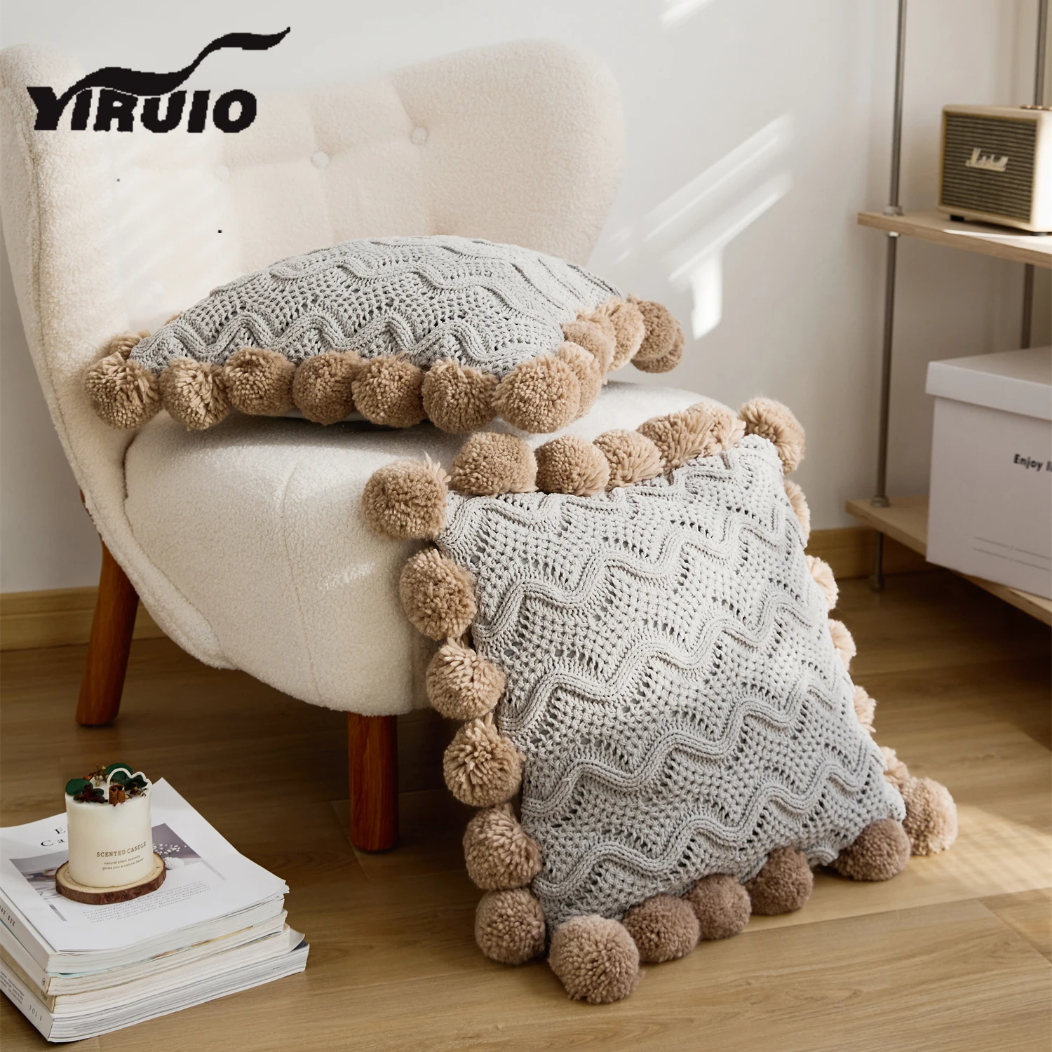 YIRUIO Kawaii, контрастные цветы, помпоны, наволочка для подушки, мягкая, удобная, синельная, полосатая, дизайнерская подушка для кровати, бежевая, серая, наволочка для дивана
YIRUIO Kawaii, контрастные цветы, помпоны, наволочка для подушки, мягкая, удобная, синельная, полосатая, дизайнерская подушка для кровати, бежевая, серая, наволочка для дивана