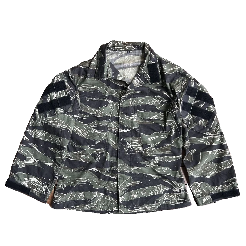 

GEN3 Tactical Jungle Tiger Spot Base Tactical Suit G3 Frog clothes Silver Tiger Spot Combat Suit Top Long sleeved Coat jacket