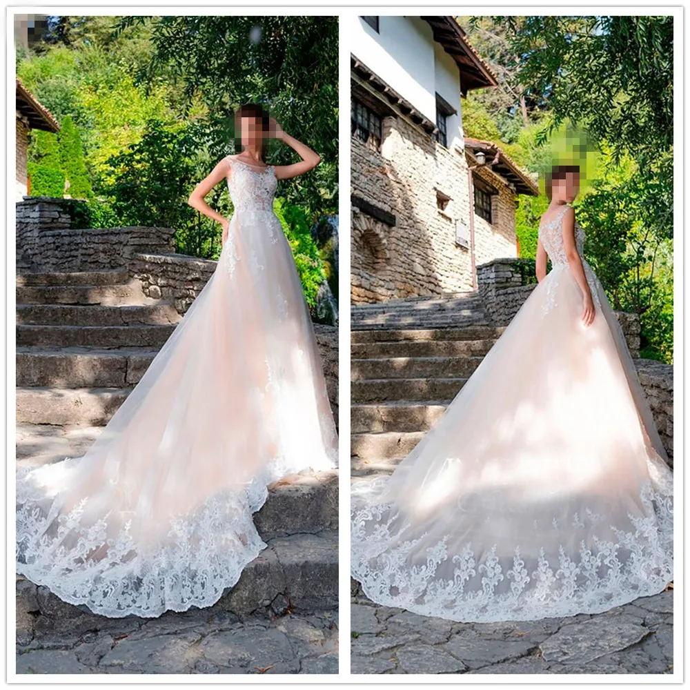 Elegant Lace TulleWedding Dress Vestidos de novia 2023 Simple A Line Bridal Dress scoop Sexy Romantic Floor Length Wedding Gowns
Elegant Lace TulleWedding Dress Vestidos de novia 2023 Simple A Line Bridal Dress scoop Sexy Romantic Floor Length Wedding Gowns