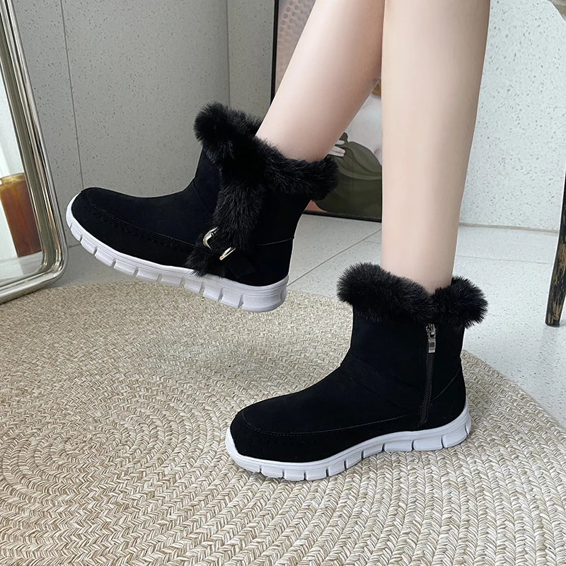 2023 Fashion New Shoes for Women Winter Plush and Thickened Casual Round Head Warmth and Comfort Solid Color Women's Snow Boots
2023 Fashion New Shoes for Women Winter Plush and Thickened Casual Round Head Warmth and Comfort Solid Color Women's Snow Boots
