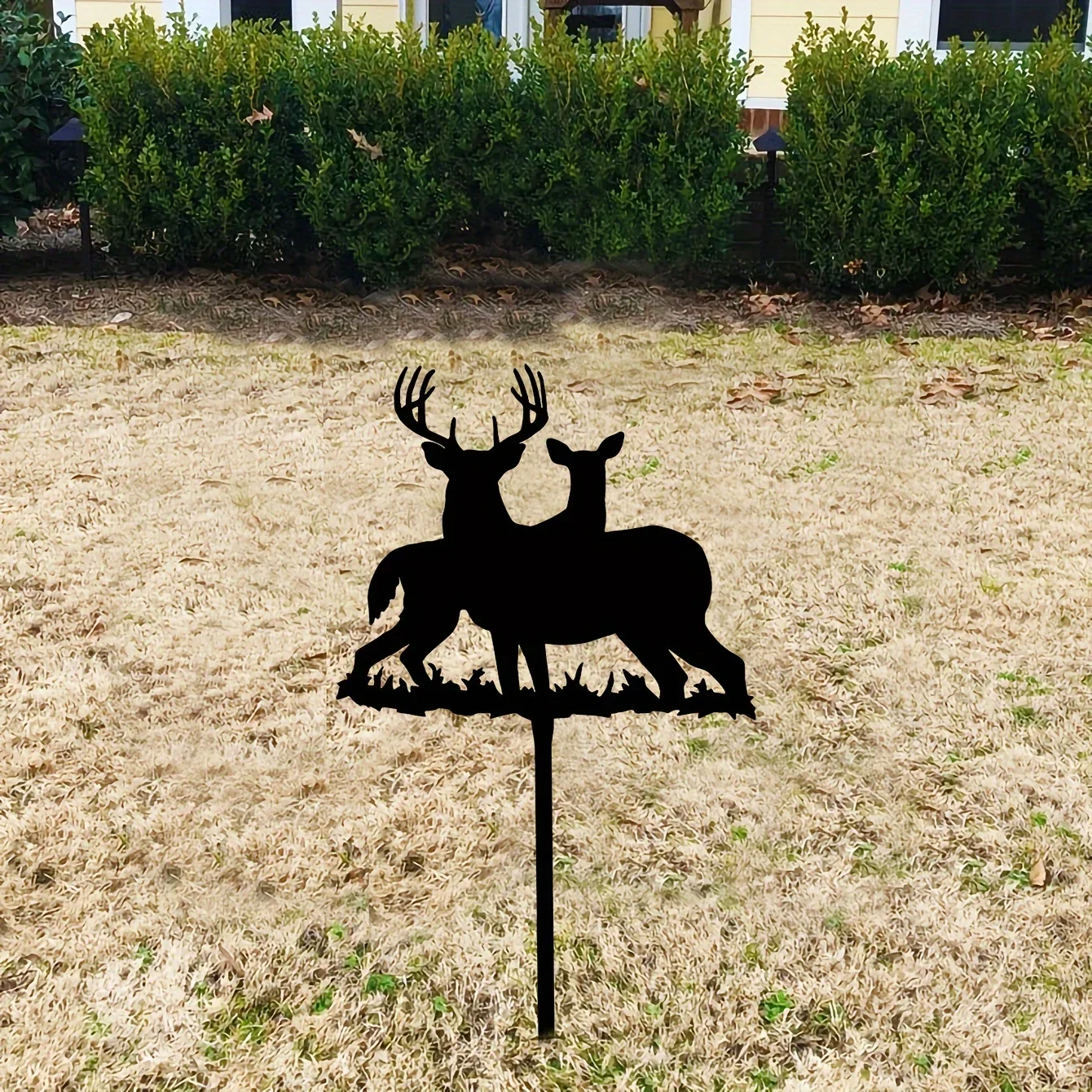 Hello Young Christmas Two Elk Garden Stake Iron Art Silhouette Courtyard Garden Decoration Art Academy Outside Farmhouse Decora
Hello Young Christmas Two Elk Garden Stake Iron Art Silhouette Courtyard Garden Decoration Art Academy Outside Farmhouse Decora