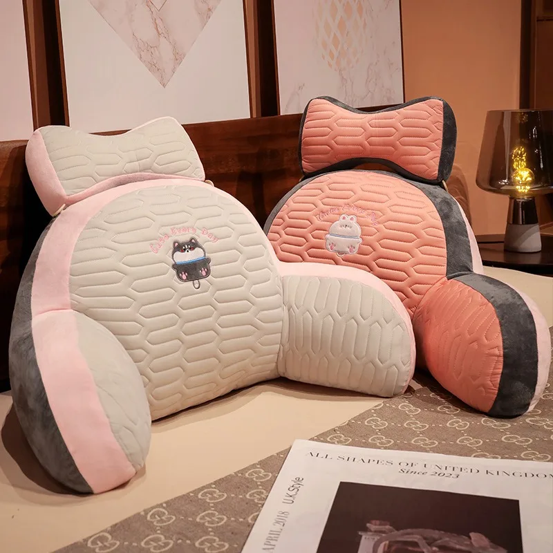 Summer Ice Silk Pillow Head Cushion Bedroom Cushion Can be Dismantled and Washed to Protect the Waist Large Cushion 
Summer Ice Silk Pillow Head Cushion Bedroom Cushion Can be Dismantled and Washed to Protect the Waist Large Cushion