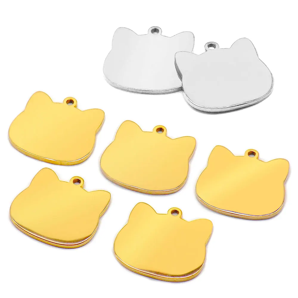 100 шт., подвеска в виде кошки из нержавеющей стали 
100 шт., подвеска в виде кошки из нержавеющей стали