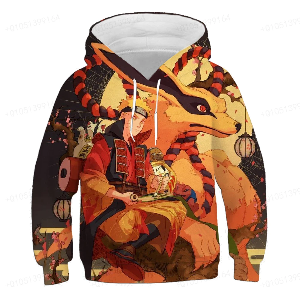 Spring Hoodie Naruto Cartoon Print Pullover Casual Fashion Cool Boys Girls Top Children's Clothing Boys Clothes 6yrs to 12yrs
Spring Hoodie Naruto Cartoon Print Pullover Casual Fashion Cool Boys Girls Top Children's Clothing Boys Clothes 6yrs to 12yrs