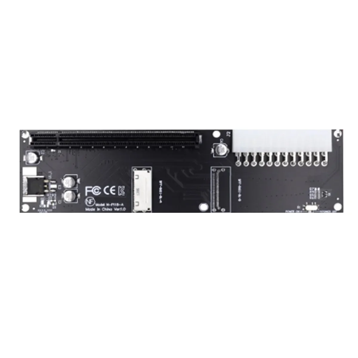 Oculink SFF-8612 8X to PCIE X16 PCI-Express Adapter with ATX 24Pin Power Port for Mainboard Graphics Card
Oculink SFF-8612 8X to PCIE X16 PCI-Express Adapter with ATX 24Pin Power Port for Mainboard Graphics Card