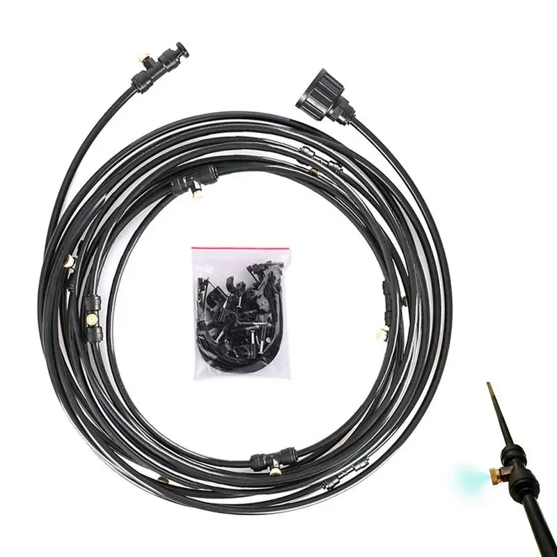 Garden Mist System Outdoor Mister Cooling System Sprinkler Patio Mist Misting Kit With Full Accessories & 11 Mist Nozzles For
Garden Mist System Outdoor Mister Cooling System Sprinkler Patio Mist Misting Kit With Full Accessories & 11 Mist Nozzles For