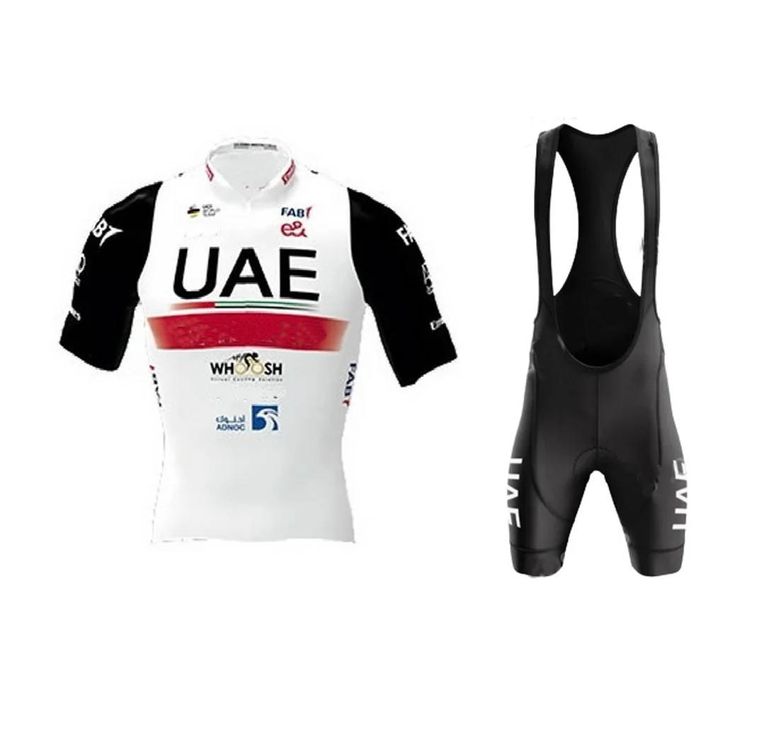 

2023 UAE TEAM Men's Cycling Jersey Short Sleeve Bicycle Clothing With Bib Shorts Ropa Ciclismo