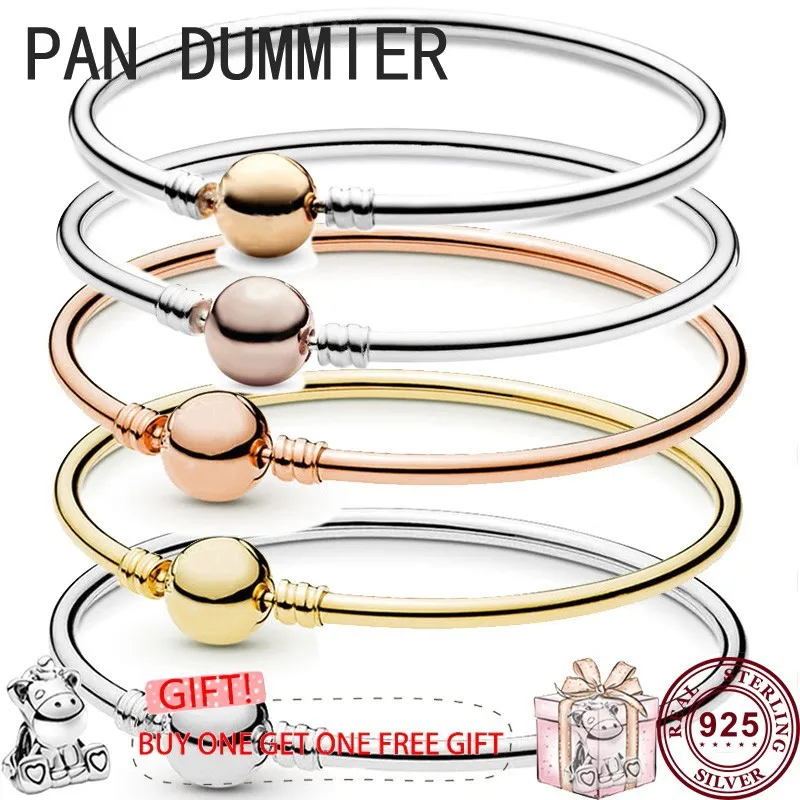 Hot 925 Silver Delicate Round Button Head Shiny Women's Classic Bracelet Suitable for Original High Quality Charm Jewelry
Hot 925 Silver Delicate Round Button Head Shiny Women's Classic Bracelet Suitable for Original High Quality Charm Jewelry