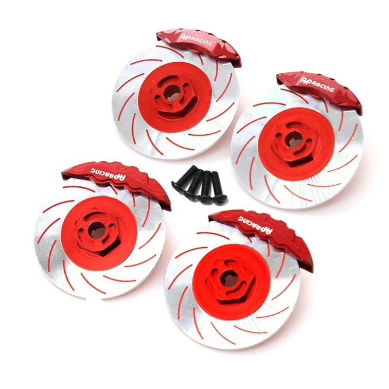 

4Pcs Aluminum Alloy Sport Edition Brake Disc For Sakura D3 D4 1/10 RC Drift Racing Car Upgrade Part