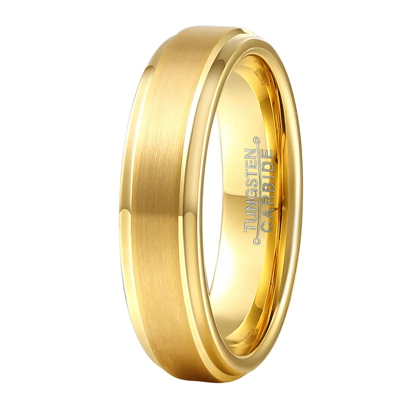 4mm 6mm 8mm Gold Color Glossy Tungsten Carbide Steel Ring Brushed Men Women Couple Ring Jewelry
4mm 6mm 8mm Gold Color Glossy Tungsten Carbide Steel Ring Brushed Men Women Couple Ring Jewelry
