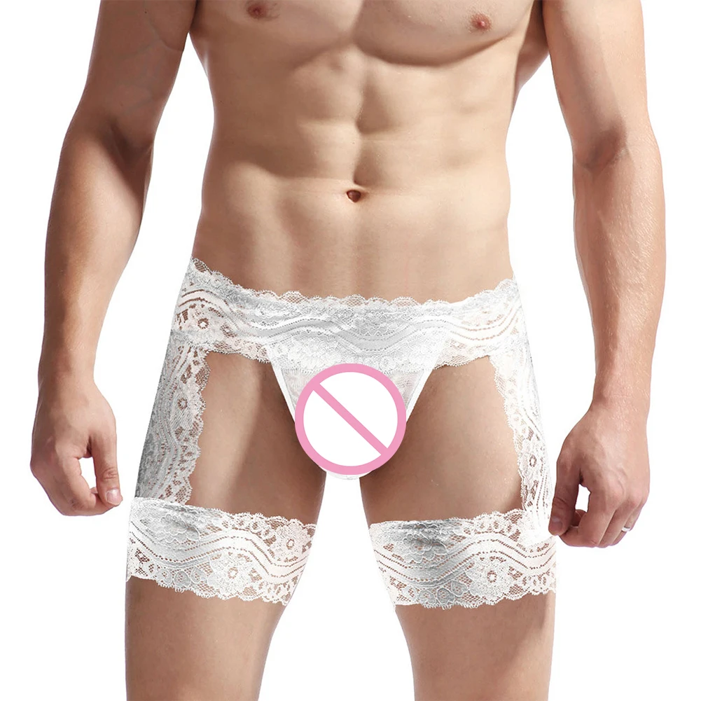 Men's Sexy Sissy Underwear Full Lace Thongs Enhance Pouch Bikini Briefs Open Butt Low Rise Underpants Gay Man Erotic G-string
Men's Sexy Sissy Underwear Full Lace Thongs Enhance Pouch Bikini Briefs Open Butt Low Rise Underpants Gay Man Erotic G-string