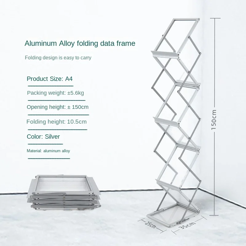 Aluminum Alloy Exhibition Network Red Storage Folding Data Rack Landingspapers and Periodicals Publicity Display Rack
Aluminum Alloy Exhibition Network Red Storage Folding Data Rack Landingspapers and Periodicals Publicity Display Rack