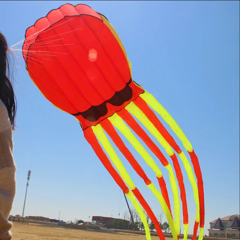 10m Big Pirate Octopus Single Line Kite Children Surfing Cute Animal Kite Adult Fun Tear-resistant Kite Easy To Carry
10m Big Pirate Octopus Single Line Kite Children Surfing Cute Animal Kite Adult Fun Tear-resistant Kite Easy To Carry