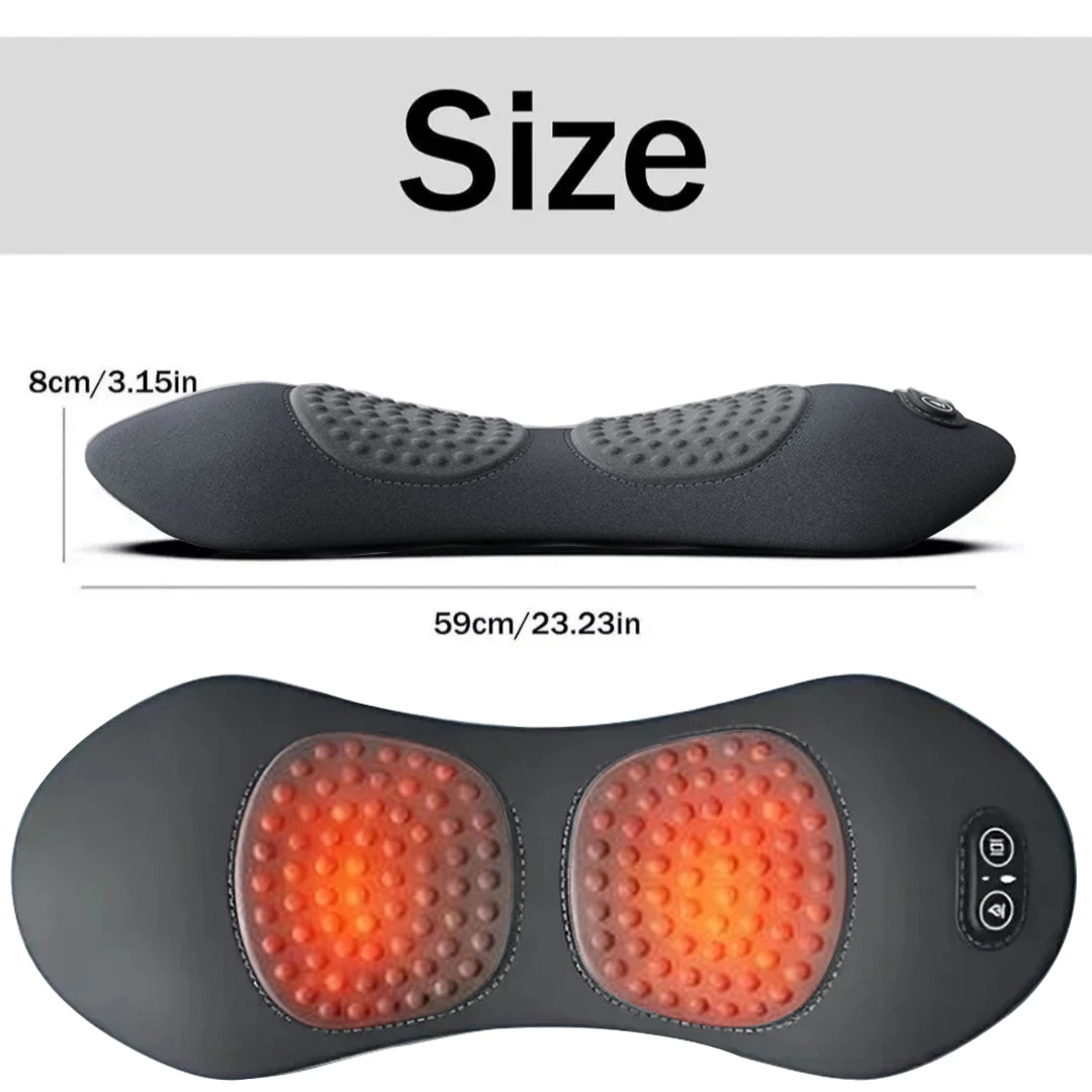NEW 3-in-1 Back Massager with Relief Bed Sleeping Shiatsu Deep Tissue Portable Shoulder Lower Back Pain Relief Waist Massager 21 NEW 3-in-1 Back Massager with Relief Bed Sleeping Shiatsu Deep Tissue Portable Shoulder Lower Back Pain Relief Waist Massager 26