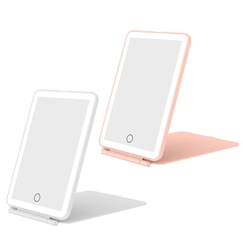 Folding Lighted Makeup Mirrour 3Color Lighting USB Rechargable Compacted Vanity Mirrour Dimmable Travel New Dropship
Folding Lighted Makeup Mirrour 3Color Lighting USB Rechargable Compacted Vanity Mirrour Dimmable Travel New Dropship