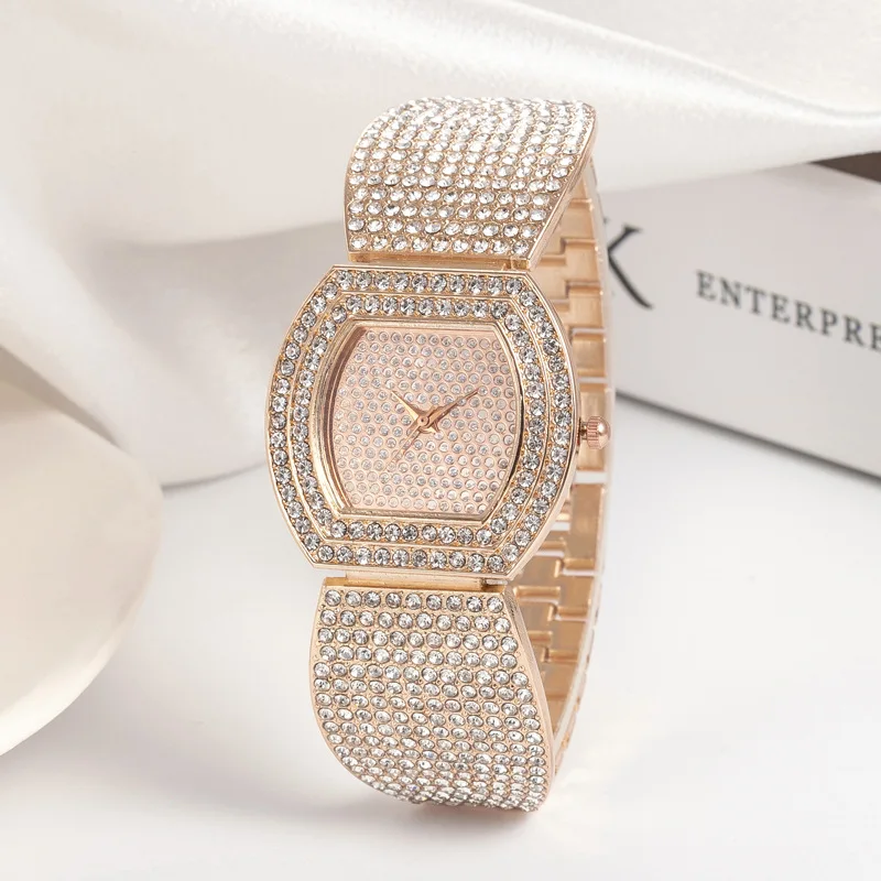 Luxury Full Rhinestone Women Bracelet Watch Fashion Stainless Steel Band Quartz Watches Relogio Feminino Montre Femme
Luxury Full Rhinestone Women Bracelet Watch Fashion Stainless Steel Band Quartz Watches Relogio Feminino Montre Femme