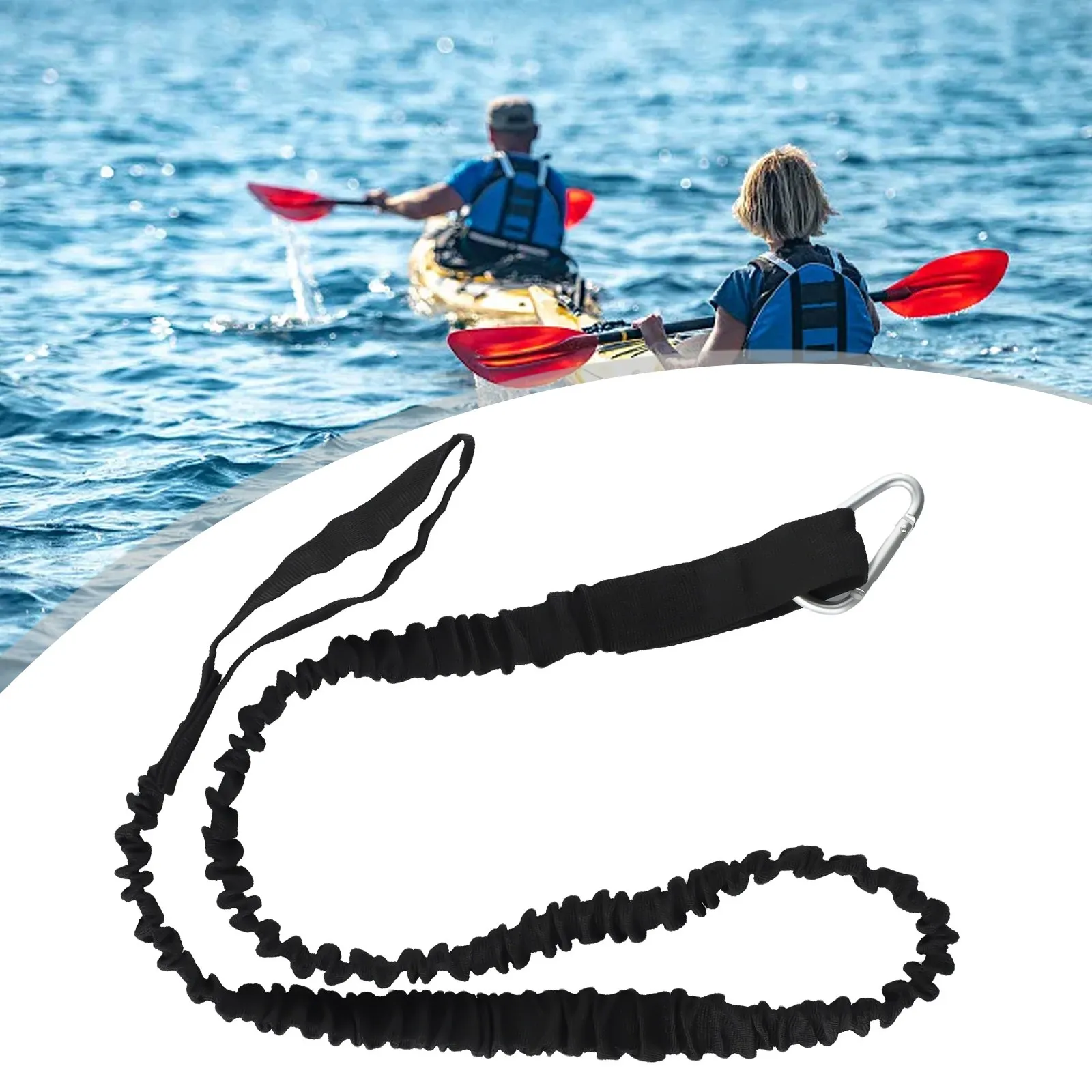 Anti-lost Rope Paddle Leash Tie-Downs Tied Paddle Rope Wear-resistant 1.5M Boat Accessories Elastic Fishing Leash
Anti-lost Rope Paddle Leash Tie-Downs Tied Paddle Rope Wear-resistant 1.5M Boat Accessories Elastic Fishing Leash