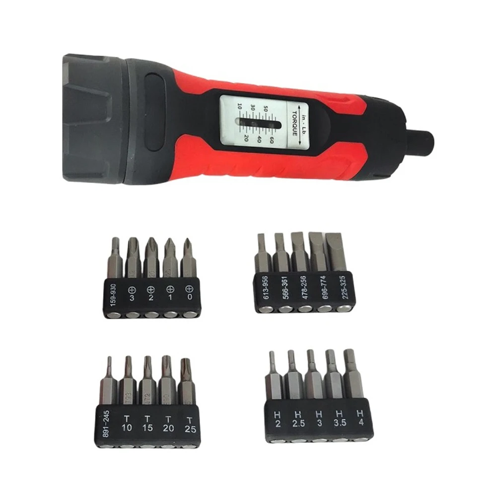 

Easy to Use Manual Preset Torque Driver Screwdriver Audible Click at Desired Torque Durable Carbon Steel Construction