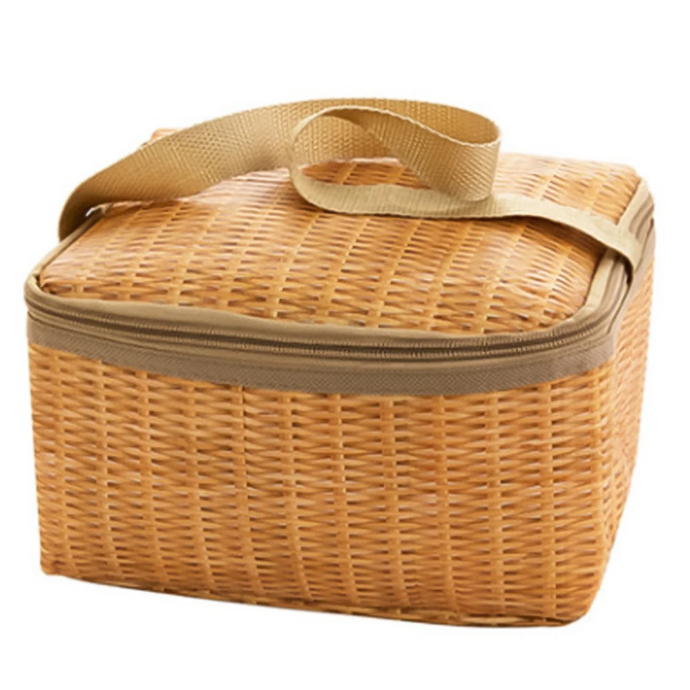 1pc Shockproof Insulated Lunch Bag Food Container Basket Thickened Three-layer With Handle For Outdoor Picnic Camping
1pc Shockproof Insulated Lunch Bag Food Container Basket Thickened Three-layer With Handle For Outdoor Picnic Camping