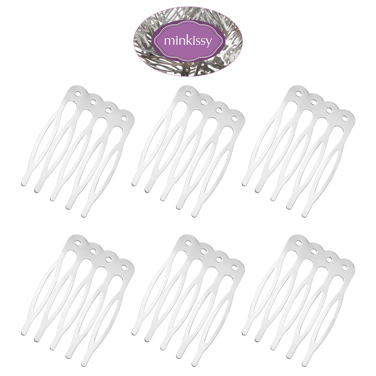 

Hairpin Combs Five Teeth DIY Accessories for Side Metal Tooth Tuck Headdress Goldendoodle