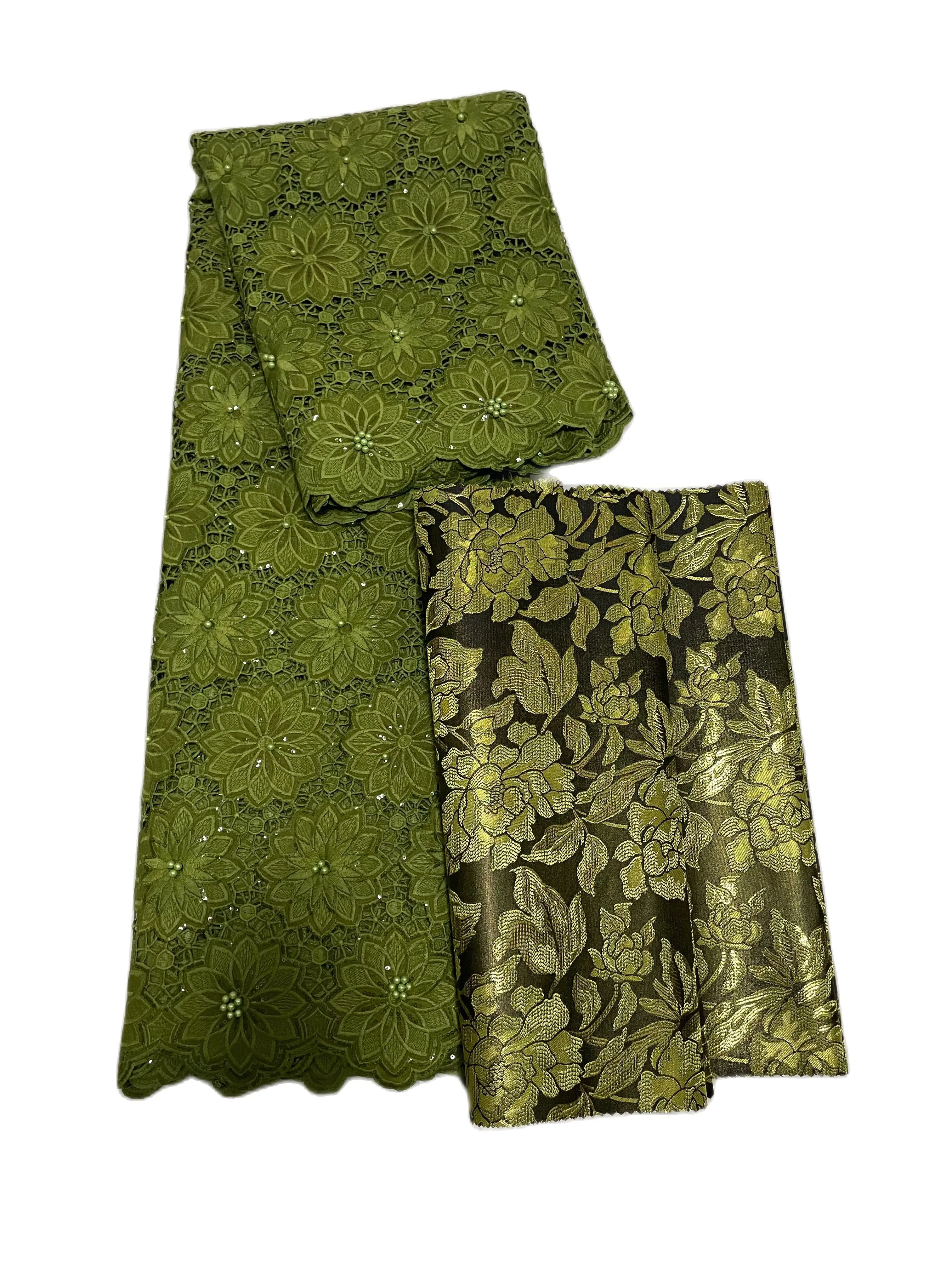 Nigerian Cord Voile Lace Fabric Embroidery 3D Bead High Quality African Guipure Cotton Lace 5Yards For Women Wedding Party Dress
Nigerian Cord Voile Lace Fabric Embroidery 3D Bead High Quality African Guipure Cotton Lace 5Yards For Women Wedding Party Dress