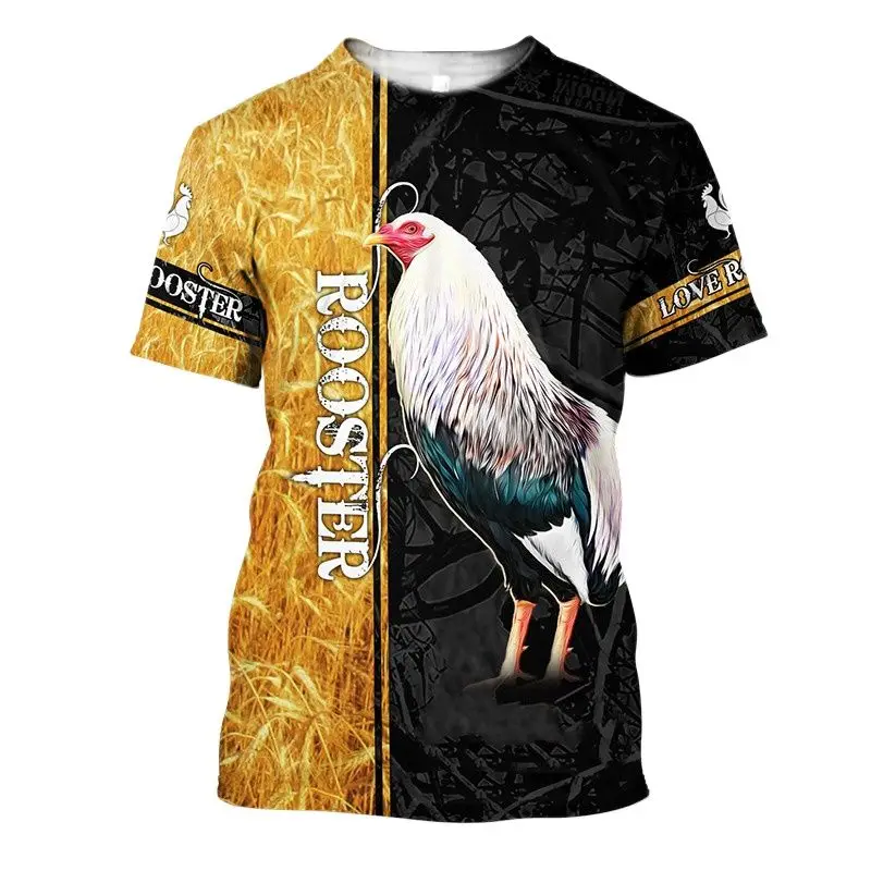 Футболка с 3D-принтом драка петуха для мужчин и женщин, модная Повседневная рубашка с коротким рукавом, футболка с графическим принтом, Свобо... 
Футболка с 3D-принтом драка петуха для мужчин и женщин, модная Повседневная рубашка с коротким рукавом, футболка с графическим принтом, Свобо...