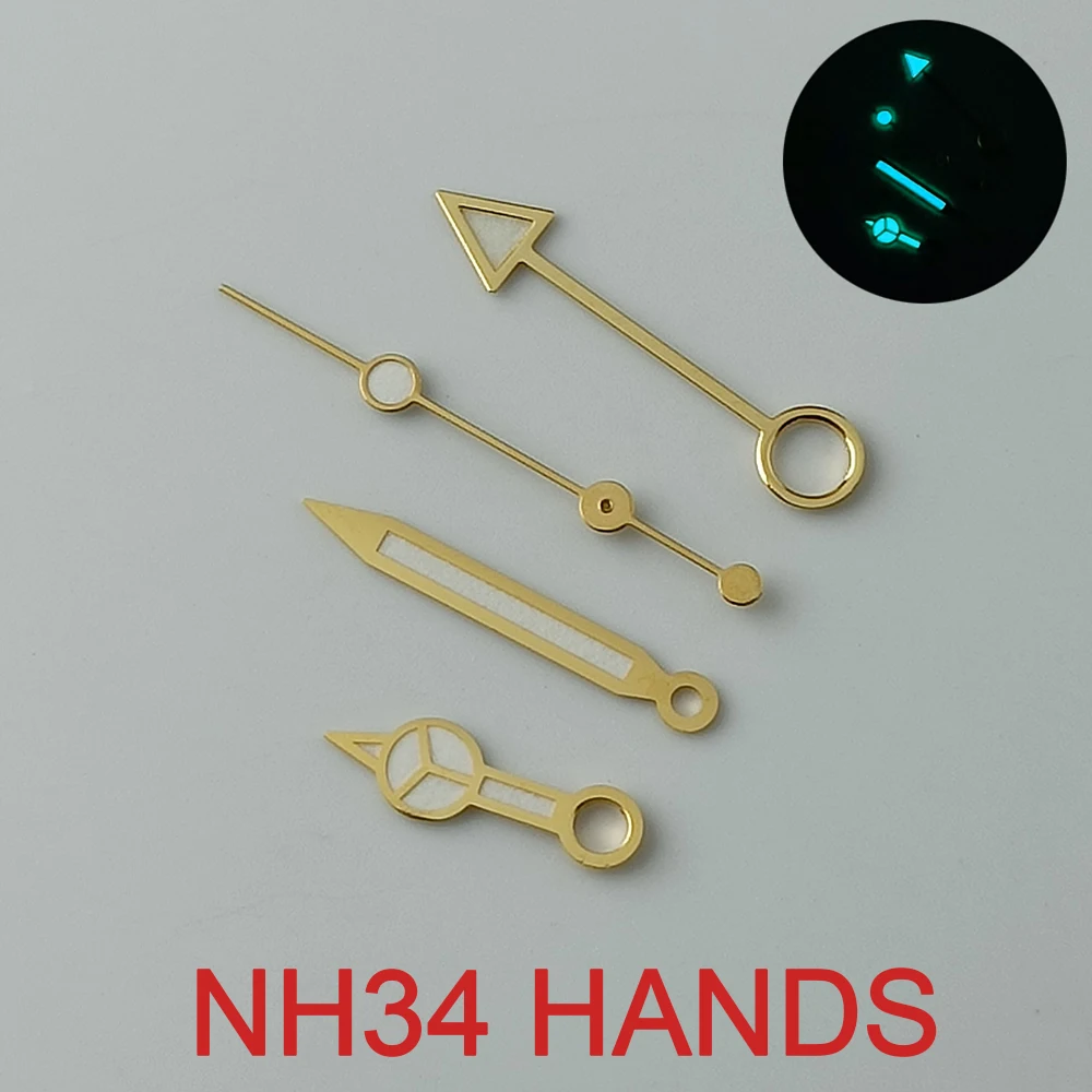 Blue Green Luminous NH34 GMT Watch Hands for NH34 Automatic Movement watch accessories Watch Parts For Wristwatches
Blue Green Luminous NH34 GMT Watch Hands for NH34 Automatic Movement watch accessories Watch Parts For Wristwatches