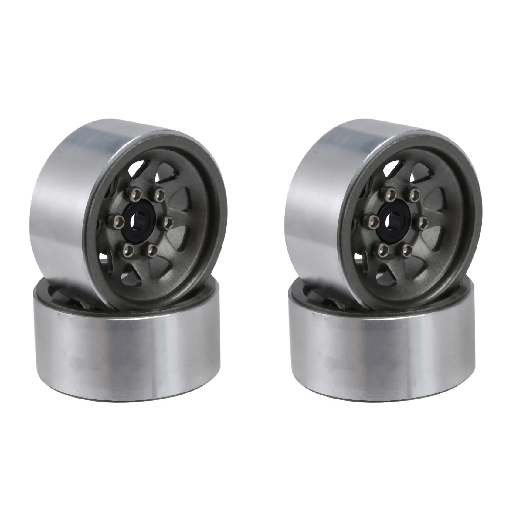 Steel 1.0 Beadlock Wheel Rim Wheel Hub for 1/24 RC Crawler Car Axial SCX24 Deadbolt C10 ,Titanium
Steel 1.0 Beadlock Wheel Rim Wheel Hub for 1/24 RC Crawler Car Axial SCX24 Deadbolt C10 ,Titanium