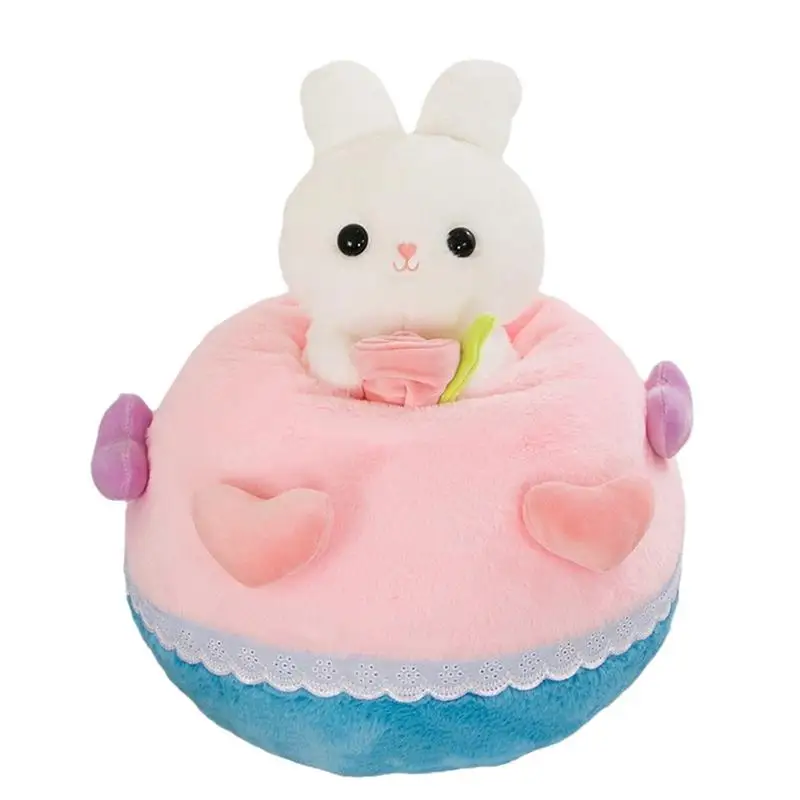 

Плюшевый букет кролика, милый кролик, набитый искусственными игрушками 15,7 дюйма, детская игрушка для подруги, для Дня Святого Валентина