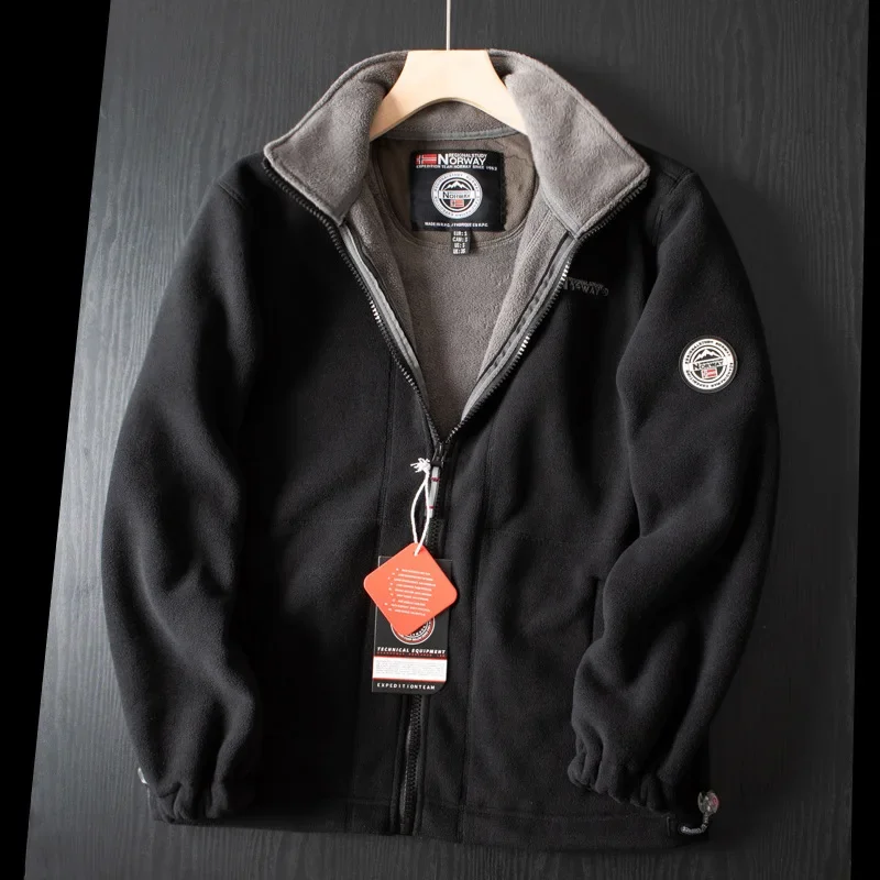 Men's Autumn and Winter Leisure Warm Wool Fleece Fleece Thickened Jacket with High Quality Design Fashion Sweater Coat
Men's Autumn and Winter Leisure Warm Wool Fleece Fleece Thickened Jacket with High Quality Design Fashion Sweater Coat