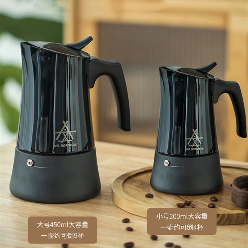 Outdoor Camping Hand Made Mocha Pot Alocs KW-K31 Stainless Steel Italian Coffee Maker Camp Cooking Set Espresso Extractor Pot
Outdoor Camping Hand Made Mocha Pot Alocs KW-K31 Stainless Steel Italian Coffee Maker Camp Cooking Set Espresso Extractor Pot