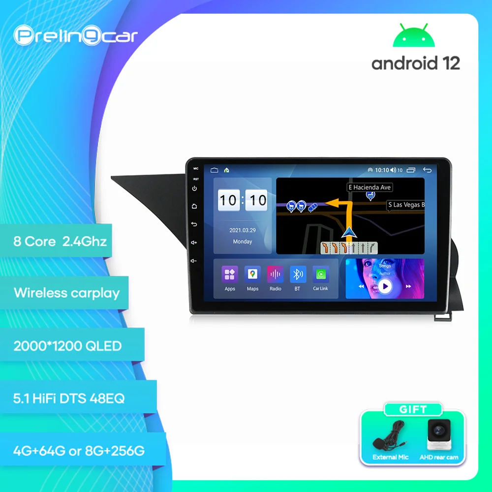 Prelingcar For Mercedes Benz GLK-Class X204 2013-2015 Android 12 Car Monitor 8 256g Carplay RDS GPS Built 2din Radio DVD Player
Prelingcar For Mercedes Benz GLK-Class X204 2013-2015 Android 12 Car Monitor 8 256g Carplay RDS GPS Built 2din Radio DVD Player