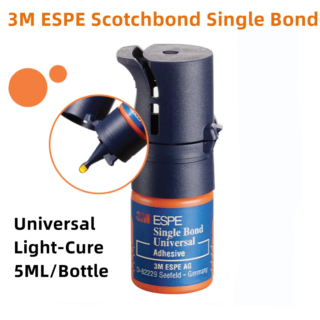 

5ML/Bottle 3M ESPE Scotchbond Single Bond Dental Universal Adhesive Light-Cure Composite Resin Bonding Agent Teeth Glue