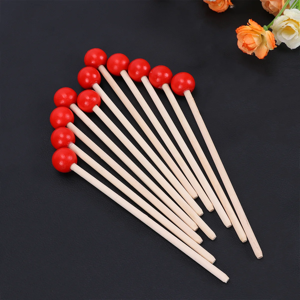 12 Pcs Durable Mallet Toys Percussion Accessory with Wood Handle Instrument Supply Adult Wooden Drumsticks
12 Pcs Durable Mallet Toys Percussion Accessory with Wood Handle Instrument Supply Adult Wooden Drumsticks