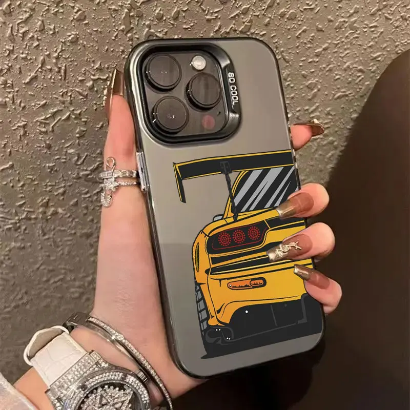 Cartoon Tokyo JDM Male Car Coque For Apple iPhone 16e 16 14 15 13 11 Pro Max Plus Case 12 13 Mini 16e Shockproof Phone Cover Car Cartoon Tokyo JDM Male Car Coque For Apple iPhone 16e 16 14 15 13 11 Pro Max Plus Case 12 13 Mini 16e Shockproof Phone Cover Car