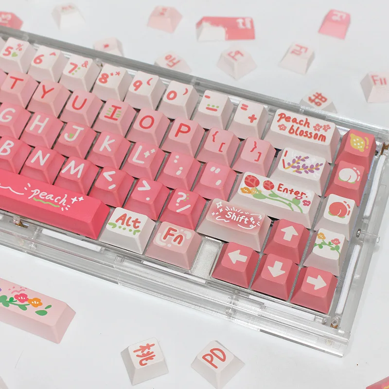 131keys Honey Peach Keycaps Cherry XDA Profile PBT Dye Sublimation для MX механическая клавиатура KeyCap Keyboards Accessories 
131keys Honey Peach Keycaps Cherry XDA Profile PBT Dye Sublimation для MX механическая клавиатура KeyCap Keyboards Accessories
