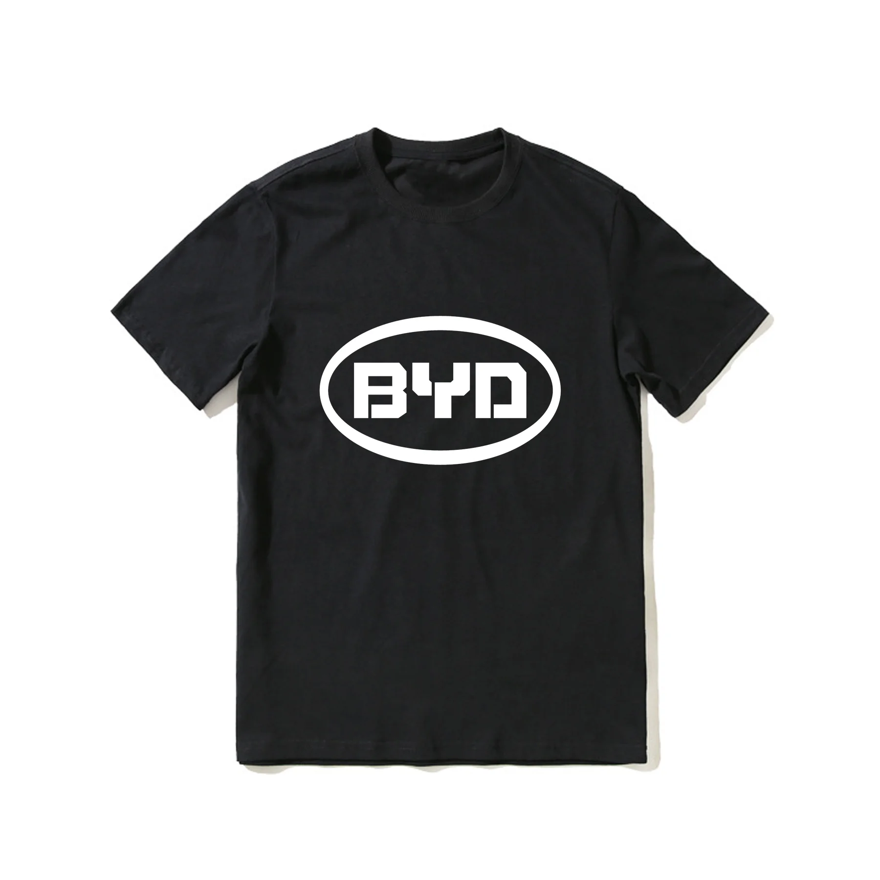 2023 Hot Sale Summer 100% Cotton BYD Auto Logo Black T Shirt Men Short Sleeves Cool Tee Hip Hop Streetwear T-shirt
2023 Hot Sale Summer 100% Cotton BYD Auto Logo Black T Shirt Men Short Sleeves Cool Tee Hip Hop Streetwear T-shirt